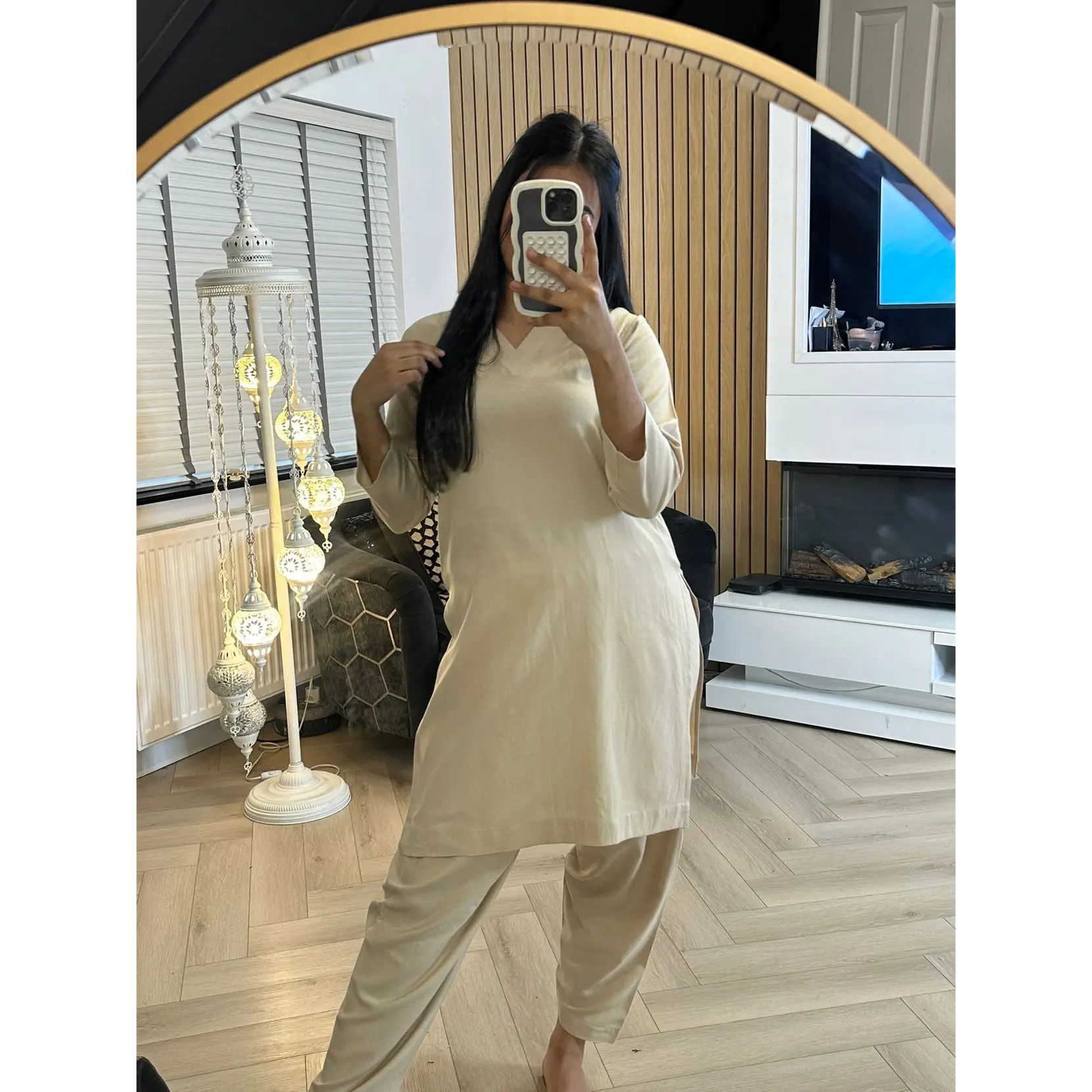 Leela M&D Shalwar-Cream D1-B2