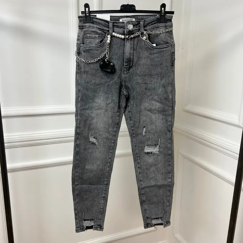 Miss Hussy - Women’s Distressed Stretch High Waist Skinny Jeans UP TO UK20 – Amelie 4