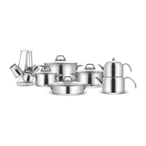 Karaca Belgrad 15-Piece Complete Steel Kitchen Set