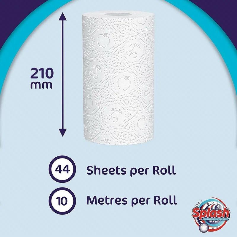 24 Rolls Splash itchen Rolls   ( Micro Absorbent Technology) 2