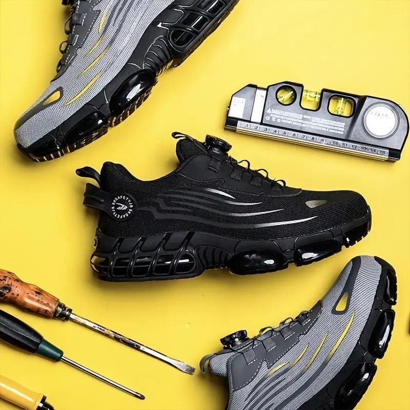 Men's essential outdoor shoes, work boots are comfortable, non-slip, shock-absorbing, safe and worry-free, and allow you to walk freely outdoors! 3