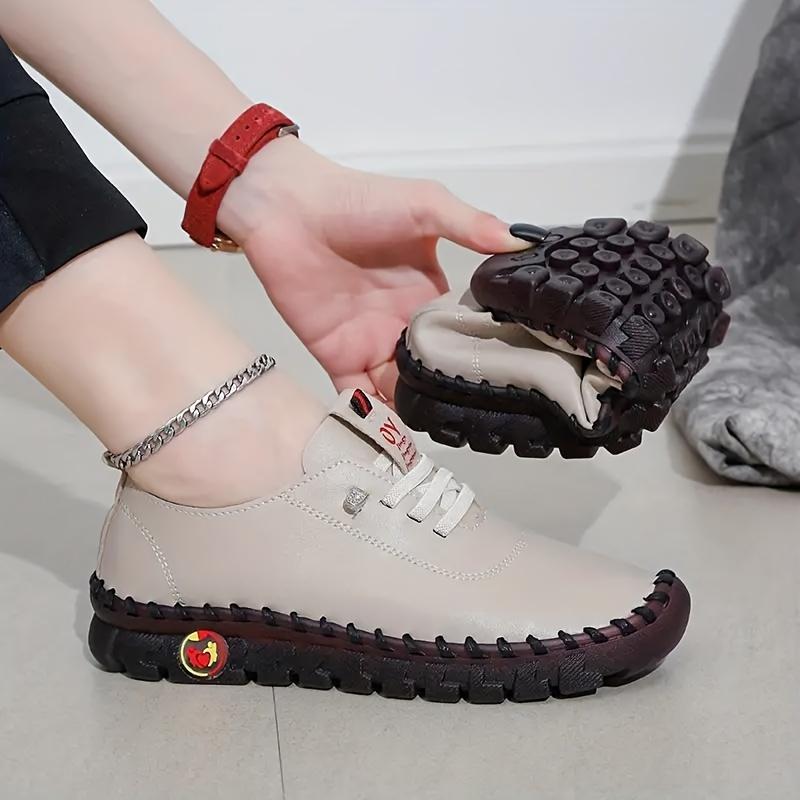 Product Introduction of Women's Slip-Resistant Synthetic Cover Sneakers - Comfortable, Breathable Casual Shoes in White & Multiple Colors (Pink, Blue, Black, Red, Green, Purple) for Spring & Fall 6