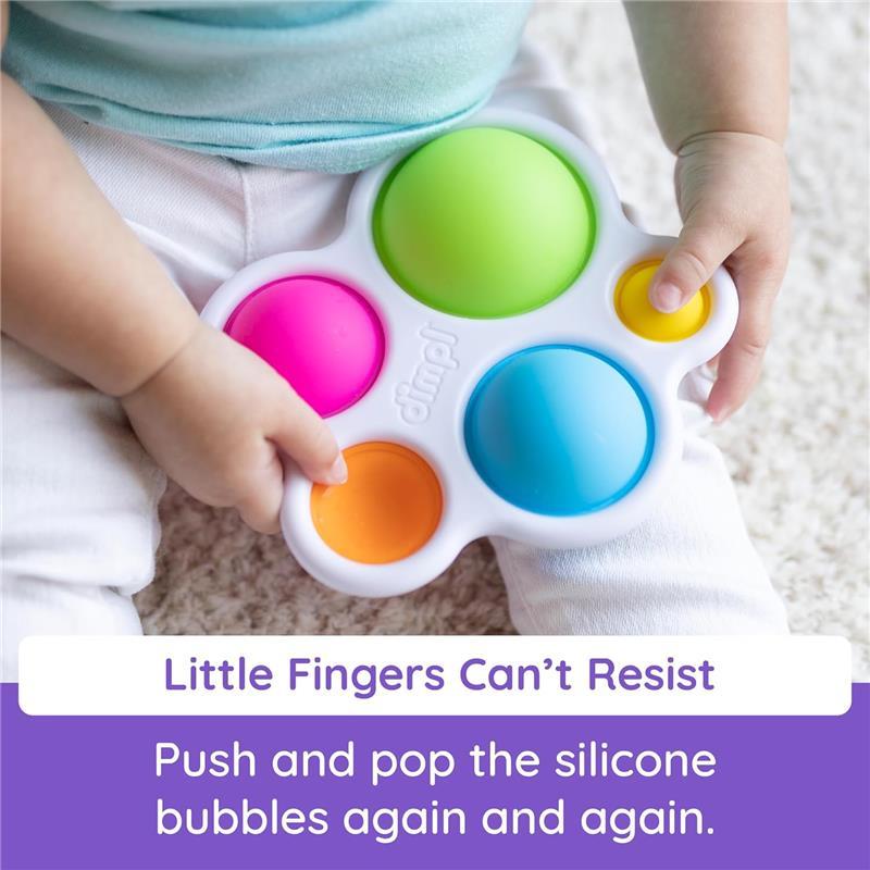 Fat Brain Dimpl, Early Development - Educational - Push and Pop Toy, Sensory Toy for Babies, Colourful, For Kids Aged 10 Months and Older 6