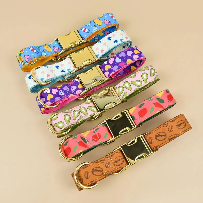Valentine's Day & New Year Dog Collar | Double-Sided Printed Collar for Small, Medium & Large Dogs 0