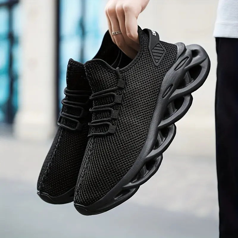 Men's Blade Sneakers Running Shoes Slip-on Sneakers With Shoelaces - Odor-resistant Athletic Shoes - Lightweight And Breathable 6