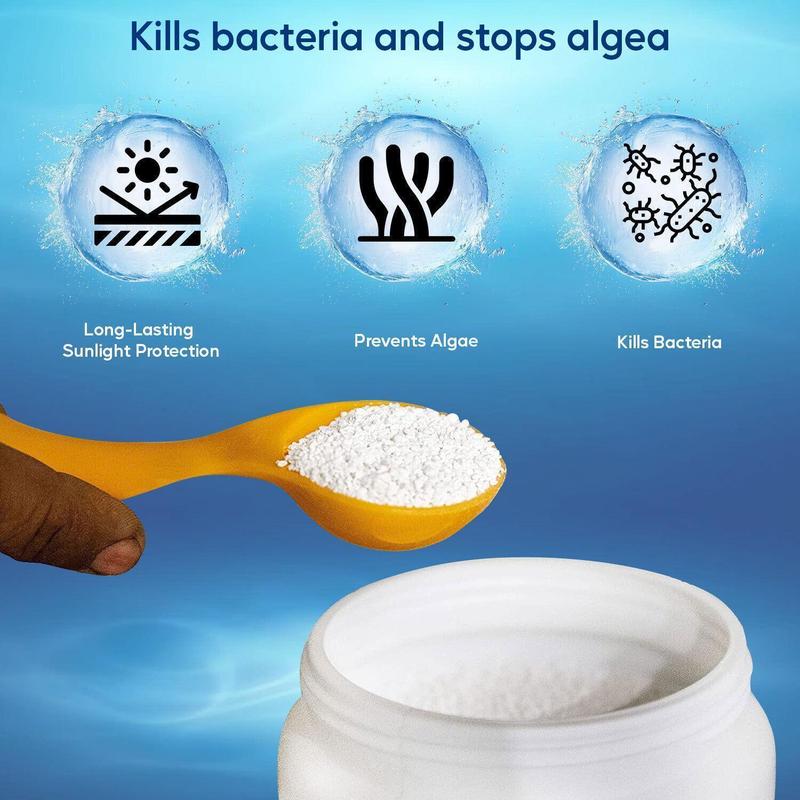5 Kg Chlorine Granules Blue Sparkle Water Treatment for Rapid Disinfecting and Cleaning of Hot Tub Spa and Swimming Pool 1