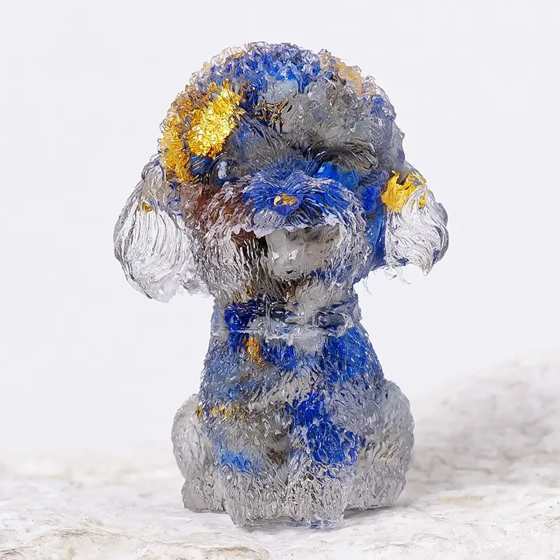 Crystal Dog, Crystal Puppy Christmas Decoration, Crystal Resin Crystal Dog, Halloween Gift, Reiki And Chakra Crystals, Christmas Gift, Crystal Gift, Home Decor,  Best Gift Ideas, Natural Crystal Collection, Crystal Decor, Crystal Seller UK, Crystal Shop 5