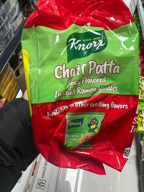 Knorr Chatt Patta Noodles Pack of 6 – Spicy & Tangy Instant Delight Savory Food Flavor 3