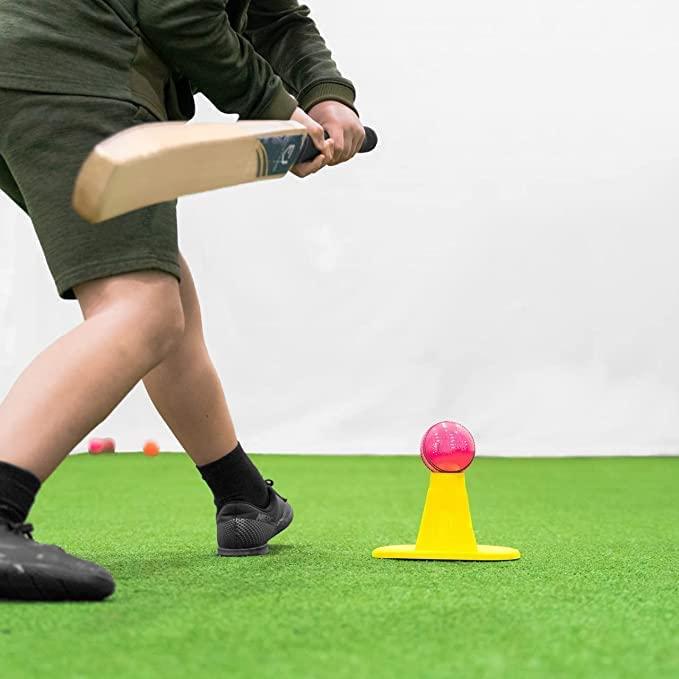 Product Introduction of ND Cricket BATTING PRACTICE Tee Training Aid 12Cm Soft PVC Blue Yellow UK 0