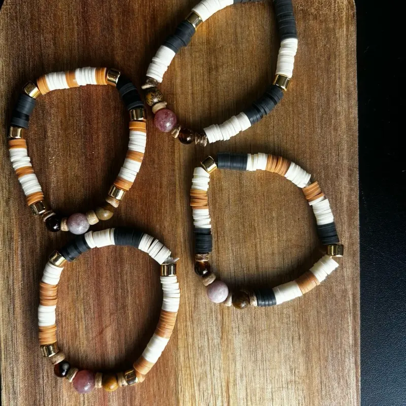 Meditation Bracelet with Sunstone & CoffeeAgate for Men and Women quartzcrystal tools 1