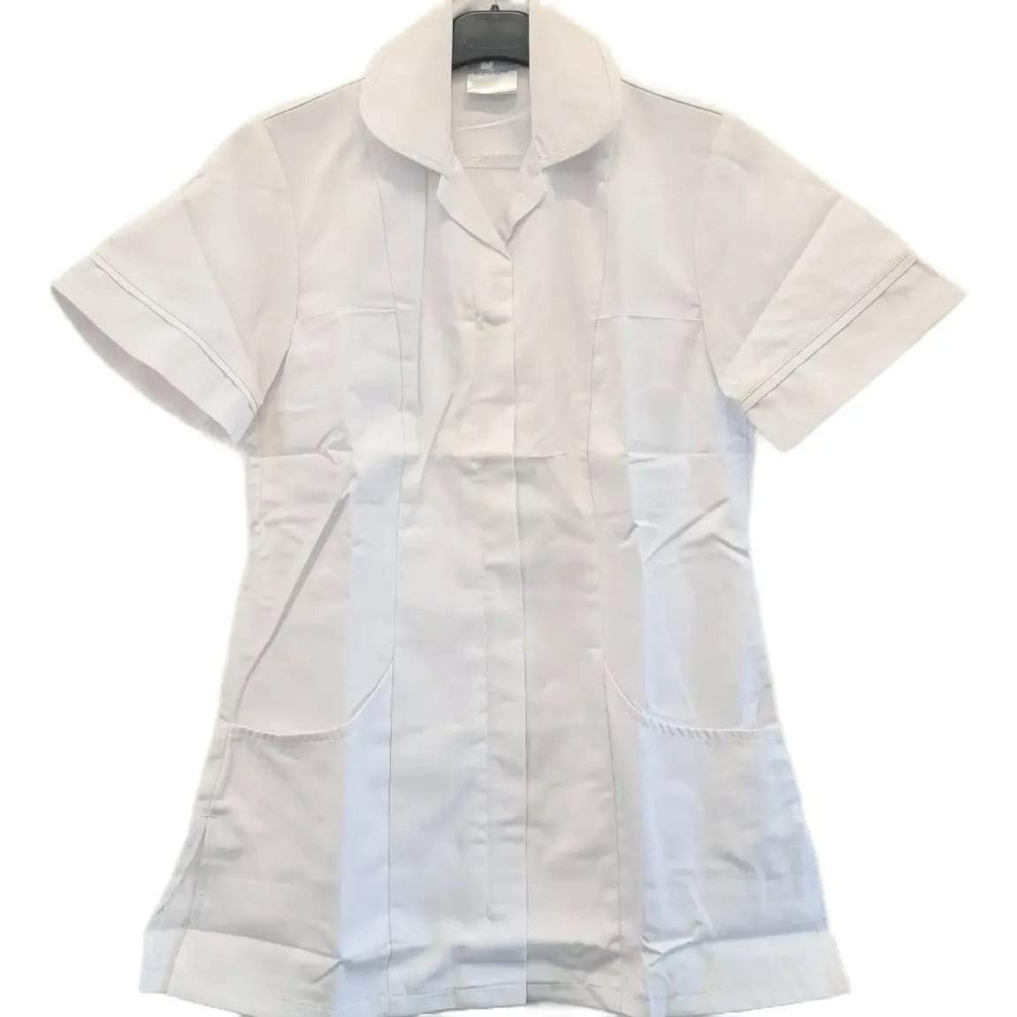 Women's White Tunic for Healthcare and Beauty Professionals - Size 8 - Womenswear, Clothing Uniforms Comfortable Workwear Breathable