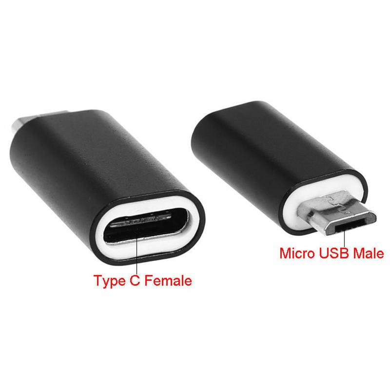 Micro USB Male To Type C Female Charger Converter Fast Charging Mini Size Adapter For All Micro USB Smartphones Tablets 3