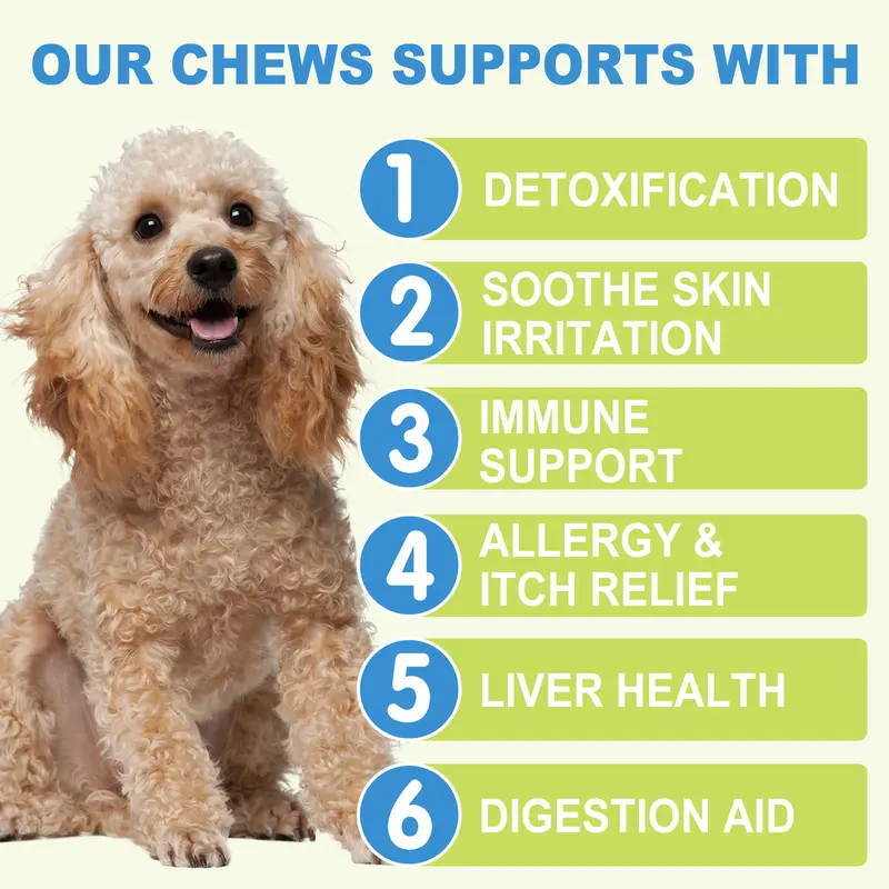 Worafy Allergy Relief Immune Chews for Dogs 5