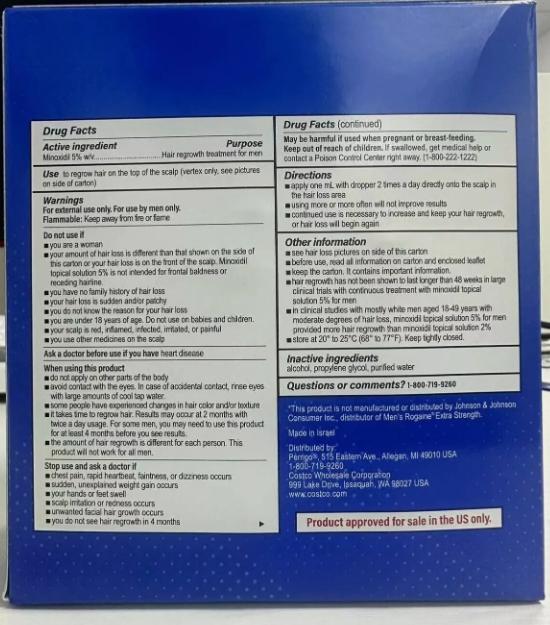 Kirkland Minoxidil 5% for Men - Extra Strength Hair Growth Solution Hair Care Comfort Comfort 2