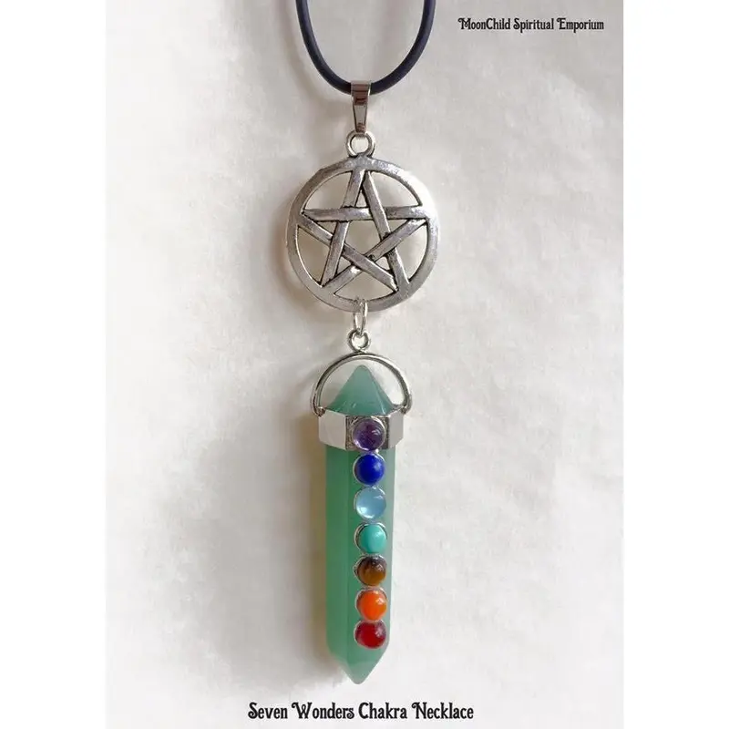Seven Wonders Necklace ~ Choice of Charm & Crystal 1