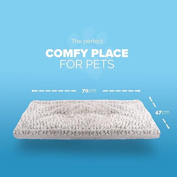 Pet Bed - Self Heating Thermal Pads - Calming Mat Blanket for Indoors & Outdoors - Suited to Household Animals - Plush, Washable, Non-Electric & Noiseless Heat Pad (70 x 47cm) 5