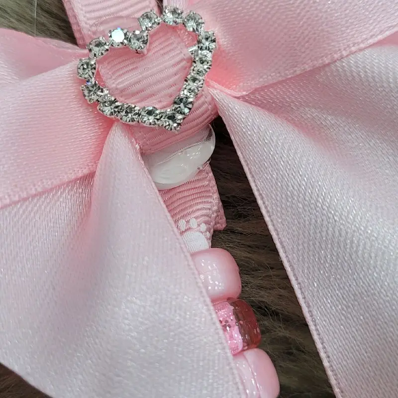 Pram Charm with pink Acrylic Dummy Pendant - Perfect for Baby pushchair 6