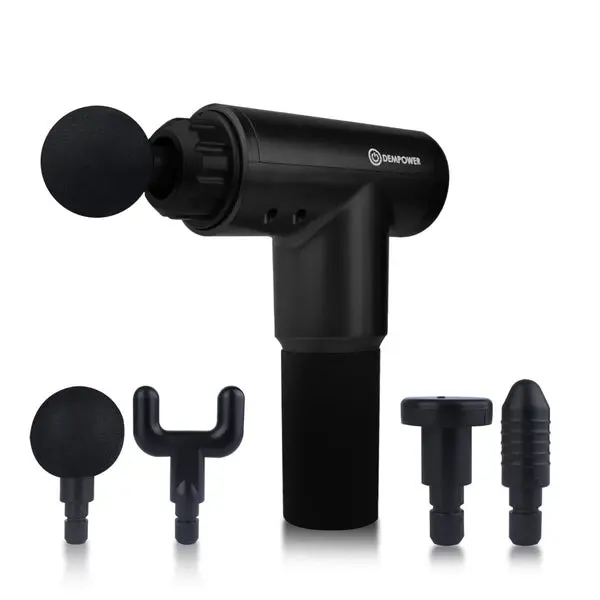 Electronic Massager Gun Device with Handle (Black) Comfort massage  guns