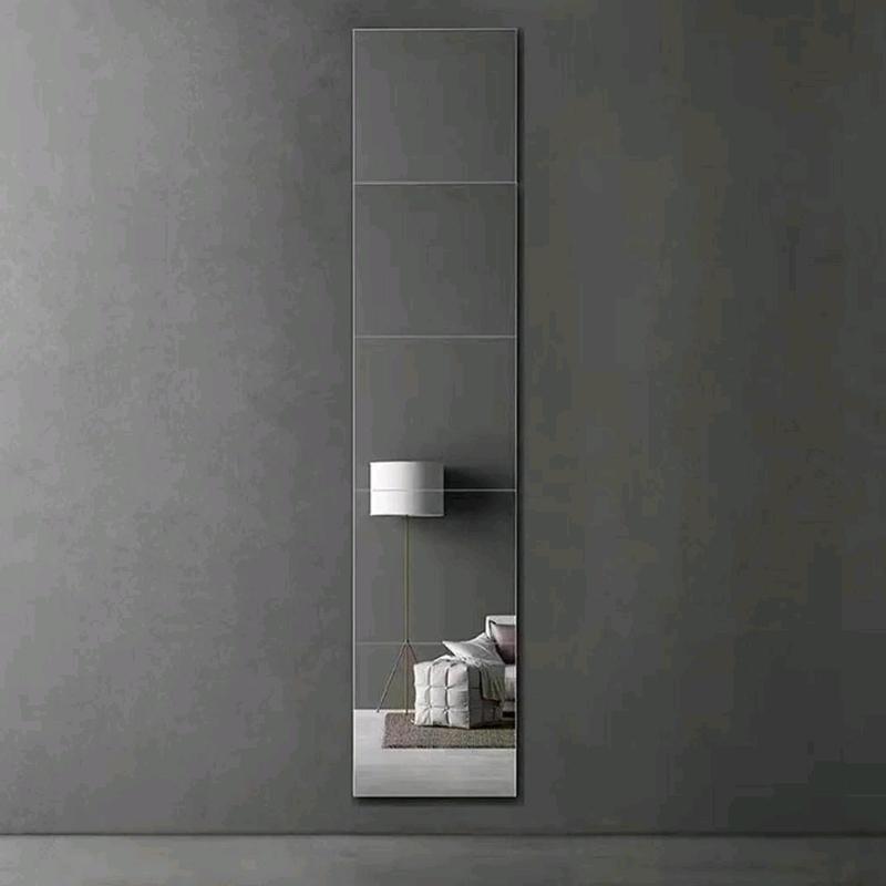 Durable and Decorative Acrylic Square Mirror Wall Stickers for Room and Office Decor, Set Smooth and easy to install/ remove, Installation Removable 2