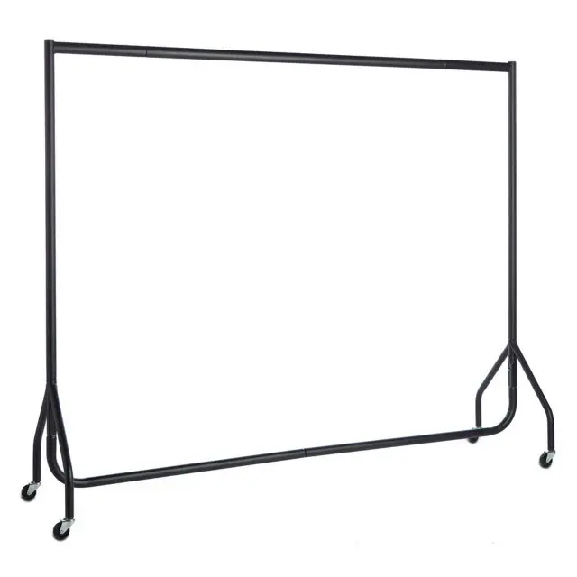 CLOTHING RAILS 4FT/6FT AND EXTENSION FOR HEIGHT AND CENTRE BAR, WHITE AND BLACK COLOURS AVAILABLE