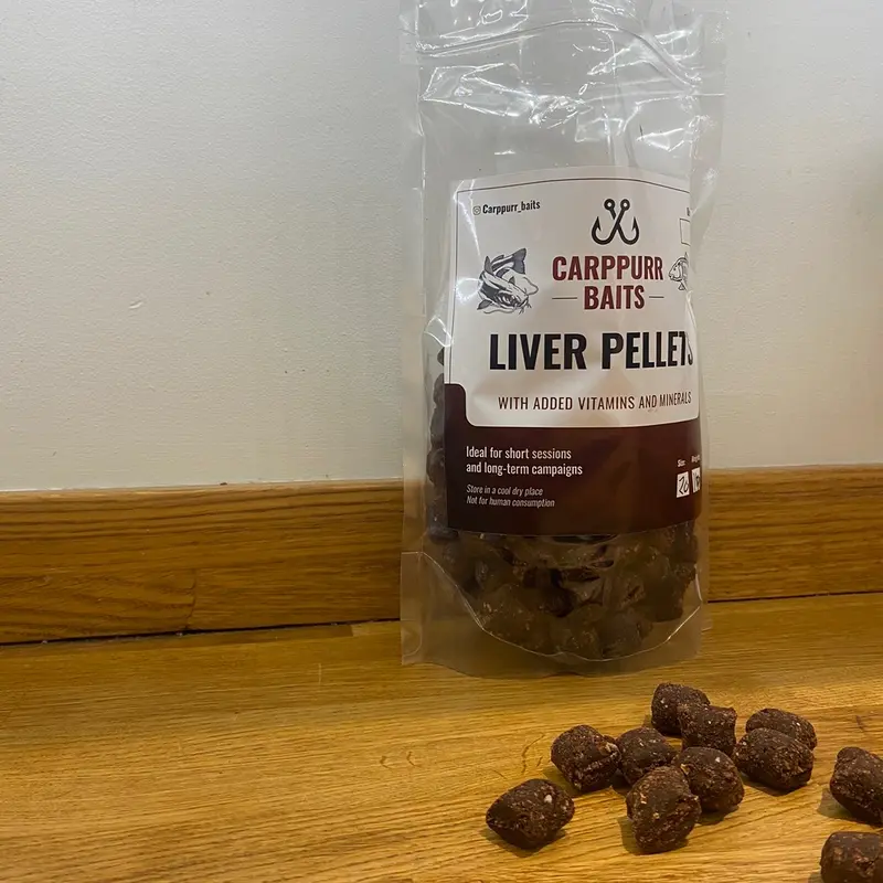 Carppurr Baits Liver Pellets 14mm-16mm-20mm-1kg- carp- wels catfish Fishing bait 2