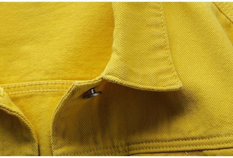 Product Introduction of 2024Spring autumn New Denim Jacket Women Casual Tops Short Coat Female color Jean Jackets Cotton Loose Outerwear Woman Tops 24