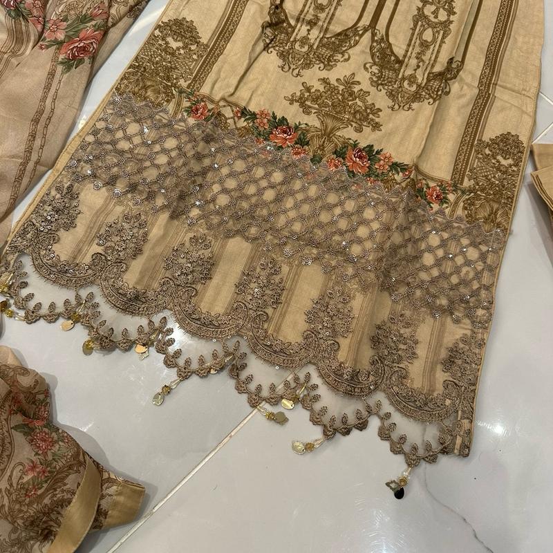 MB inspired lawn Hit design Pakistani 3pc suit 3