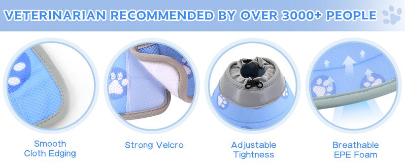 Product Introduction of Cat Cone Collar Soft to Stop Licking After Surgery, Adjustable Soft Cat Recovery Collar for Small Dogs, Puppies and Kittens 8