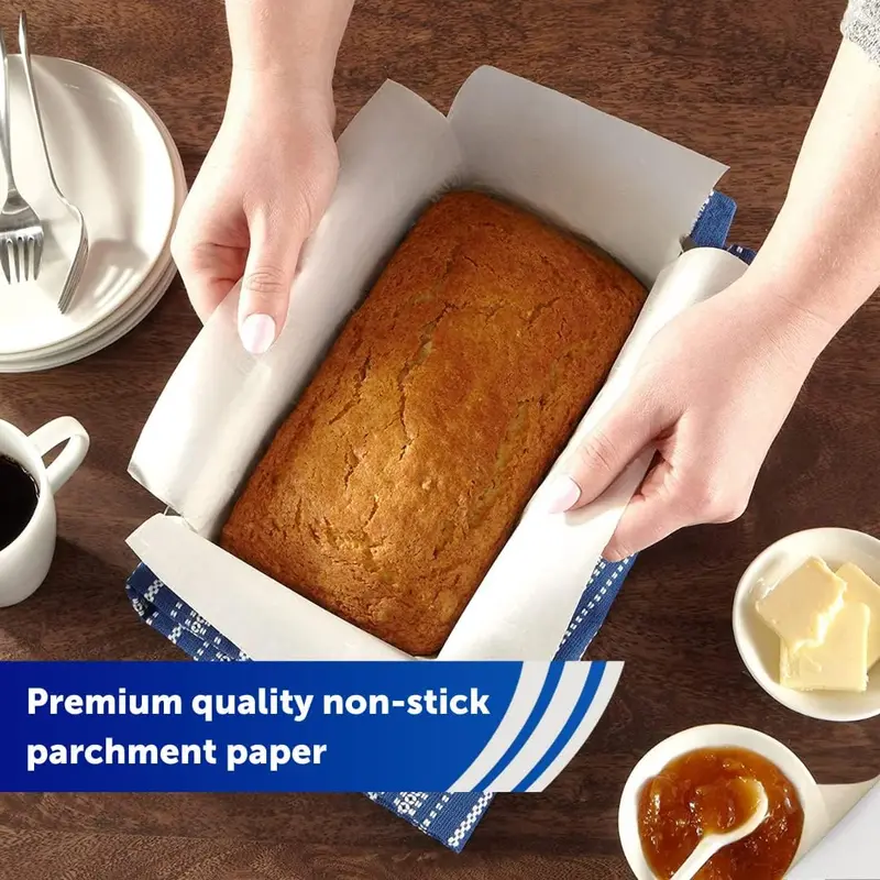 Non-Stick Parchment Paper 380mm x 10m - Ideal for Cooking and Baking Bakeware Oil Utensils Cake 1