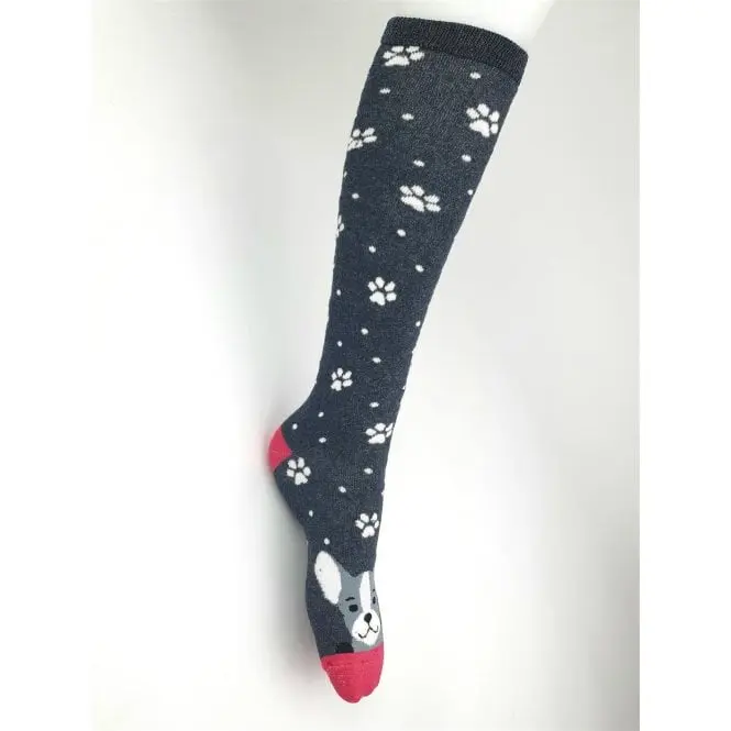 Hazy Blue Welly Socks (Sizes 3-8) 6