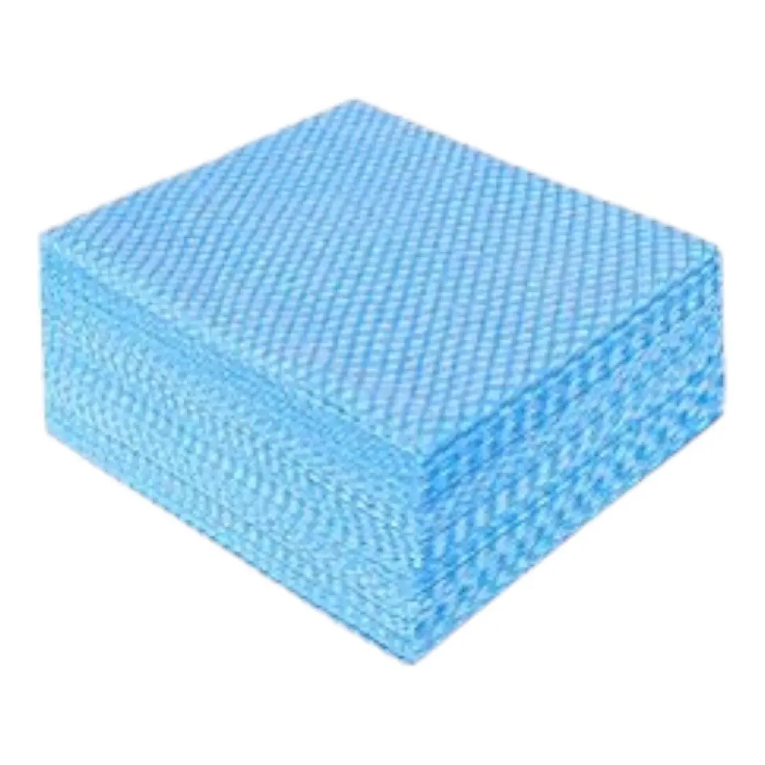 Pack of 50 Blue Dish Cloths - Versatile Cleaning for Kitchens & Bathrooms (35 x 42cm)