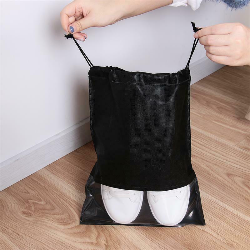 20X Large Portable Shoes Bag Travel Storage Pouch Drawstring Dust Bags Non-Woven 7