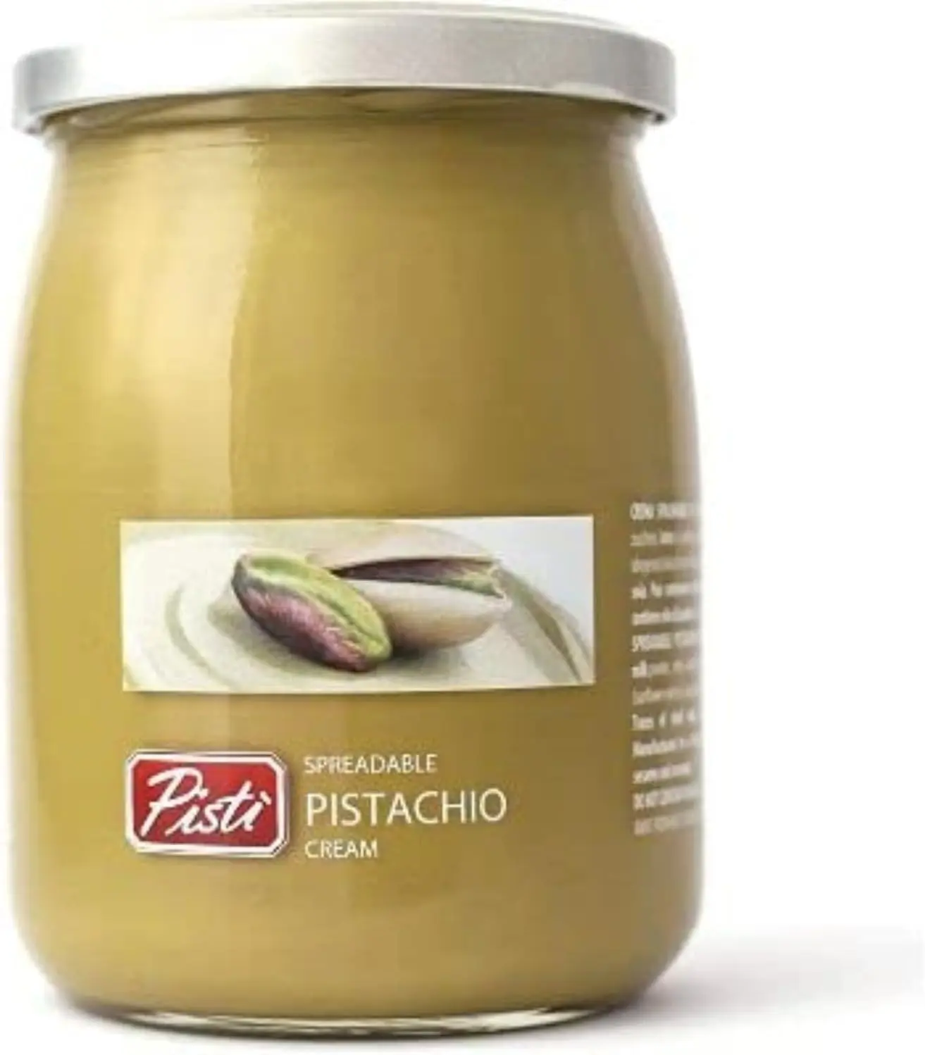 Pisti Pistachio Cream Spread, 600g, Spread, Creamy & Spreadable, Versatile Paste Spread, No Palm Oil or Artificial Ingredients Flavor Sweet