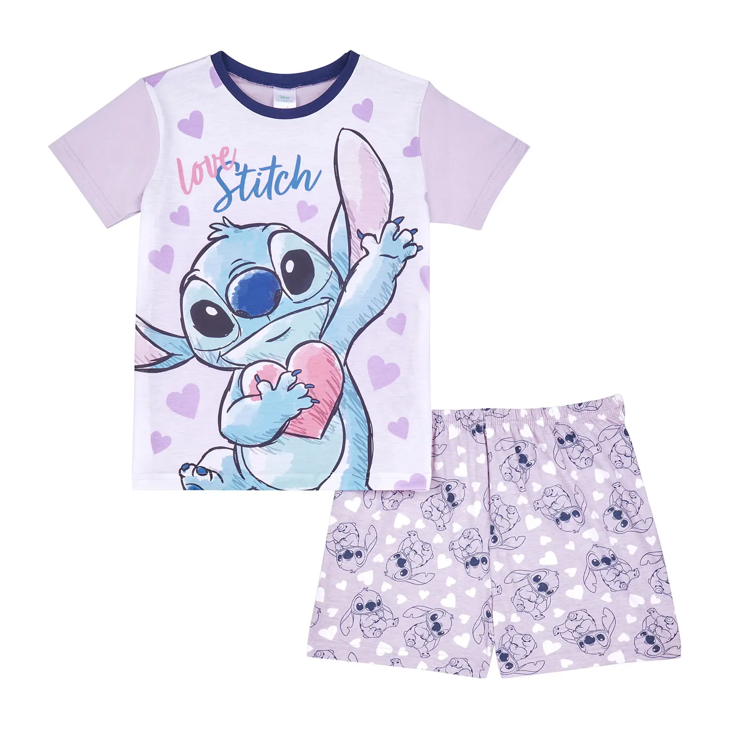 Lilo and Stitch Girls Short Pyjamas