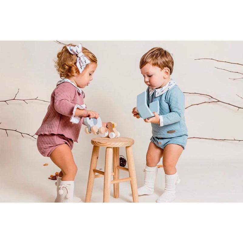 Rufus blue long sleeved two piece set 2