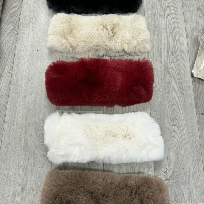 EyeCandy Faux Fur Headband Ear Warmer for Women - Winter Accessories 4