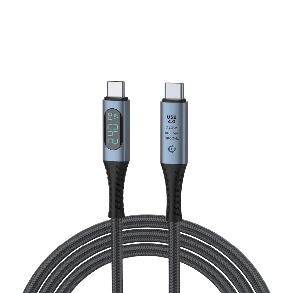 DroiX USB 4.0 Type-C Cable for Mobile Devices & Smartphones - 40Gbps Data Transfer Speed - Charging, Cellphone