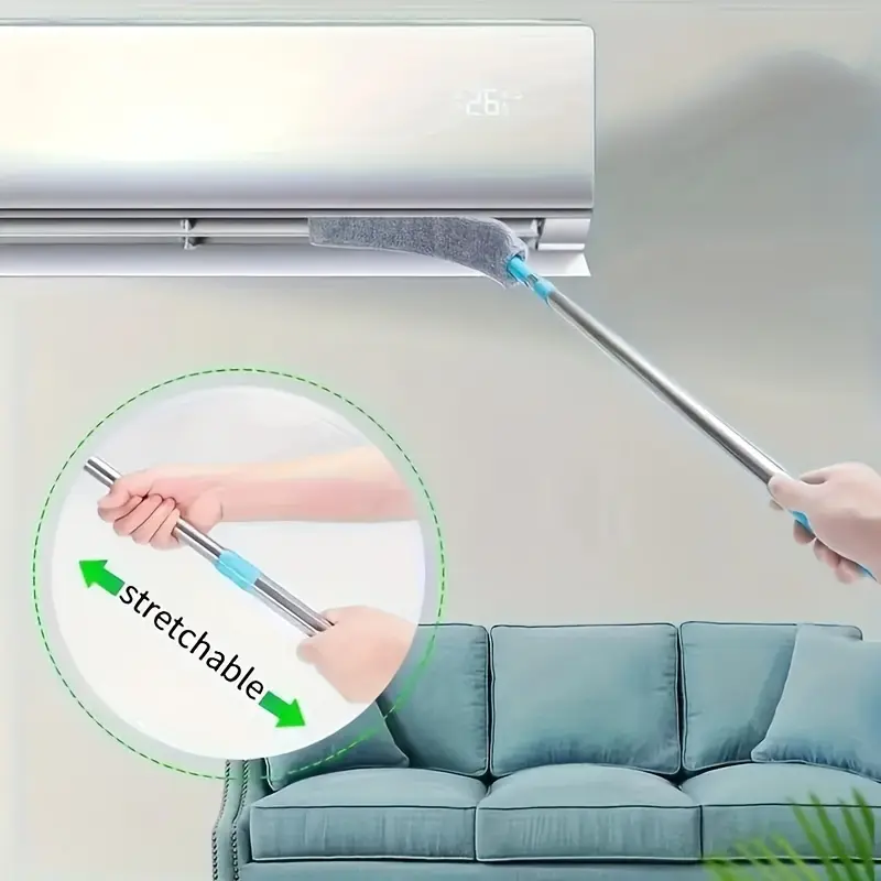 Extendable Microfiber Duster for Easy Reach - Perfect for Bedroom & Living Room Cleaning 4