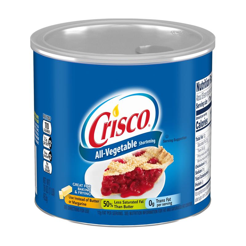 Crisco All-Vegetable Shortening 16oz (453g)  - Perfect for Cooking & Dipping - Flavor 0