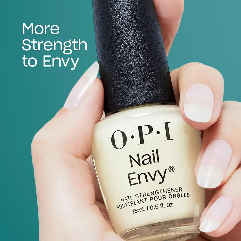 OPI Nail Envy Nail Polish, Nail Strengthener Treatment with Biotin, Calcium & Vitamins for Strong Natural Nails, Vegan Nail Repair and Strength for Damaged Nails, Clear Nail Polish 15ml Cutics Manicure Cosmetic 6