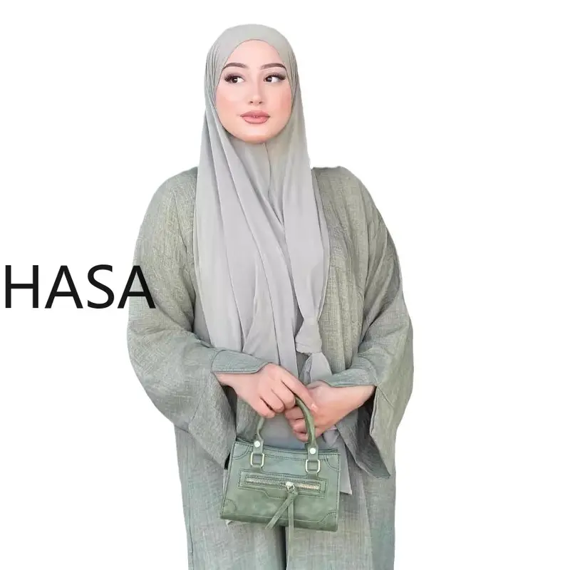 HASA HS4855 Casual Large-size Solid Color Dress, Low-key Fashion Sense 2