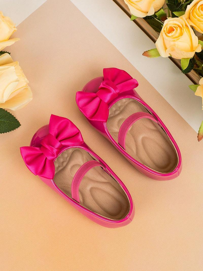 Product Introduction of 1 Pair Cute Bow Design Soft Bottom Non-Slip Flat Baby Walker Shoes, Suitable For Spring, Summer, Autumn, Winter 12