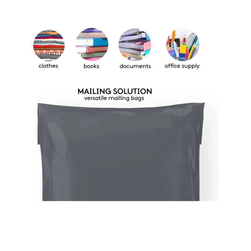60 Mixed Size Mailing Postal Bags, Self-Seal Closure Packaging Strong Bags, Delivery Mailing Bag Flexible and Tempered Proof, Secure Small to Large Postal Bag Synthetic Plastic Plastic Metal PU Leather Synthetic Plastic 2