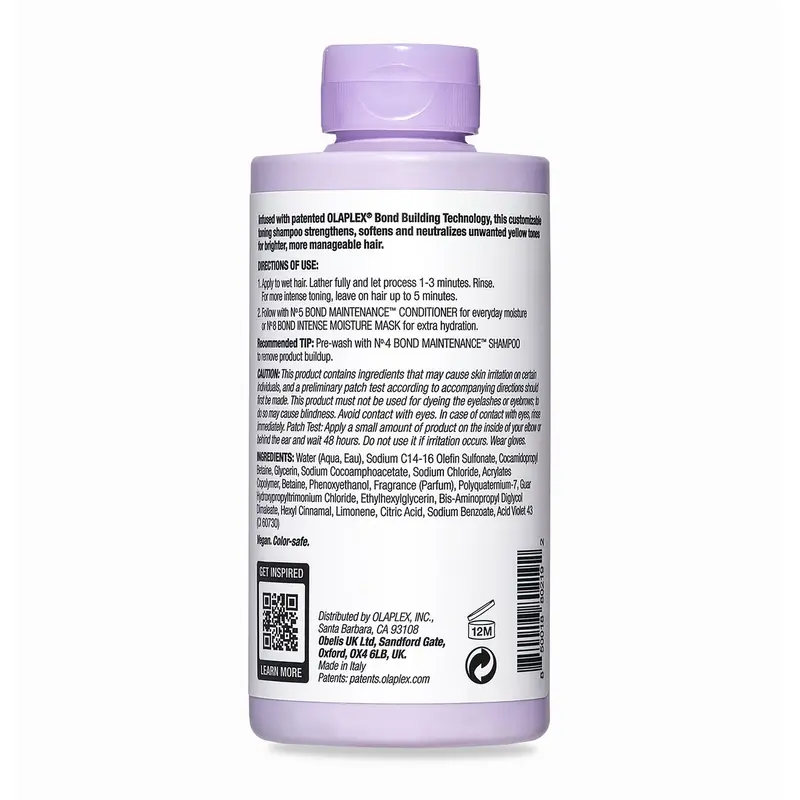 No.4P Blonde Enhancer Toning Shampoo 250ml - Strengthens & Neutralizes Brassiness - Haircare hair care 0