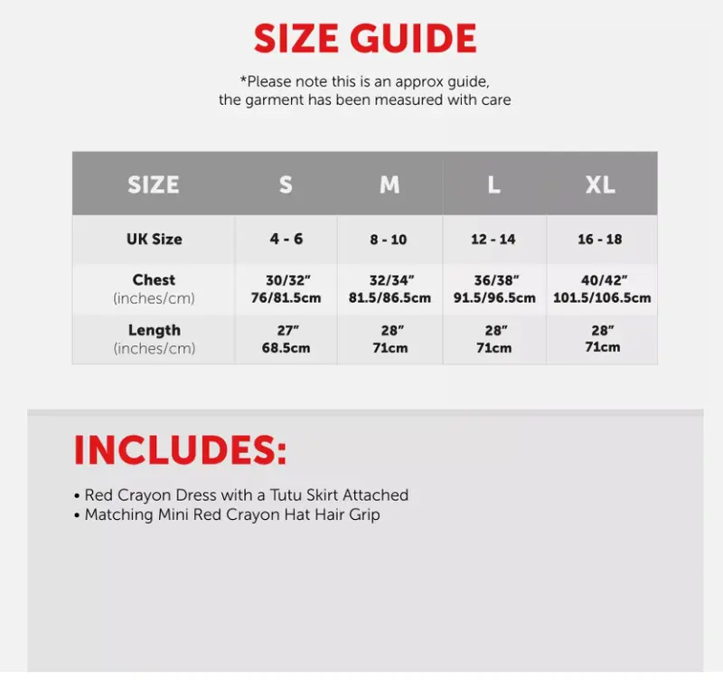 Ladies Crayon Dresses Book Day Costume Hen Do Adults Sexy Group Fancy Dress Womenswear Accessories Clothing Style Twist Underwear Outfit 2