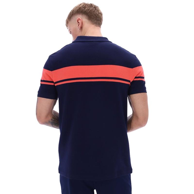 Sergio Tacchini Young Line Polo Shirt Maritime Blue/Dubarry 2