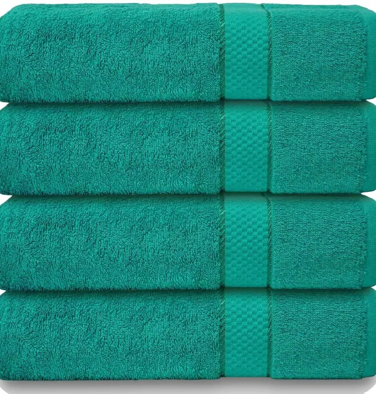 Bargain Bath Towel - Budget-Friendly 100% Egyptian Cotton - Super Soft - 80x140cm Absorbent Soft Sheet Smooth Plain luxury 7