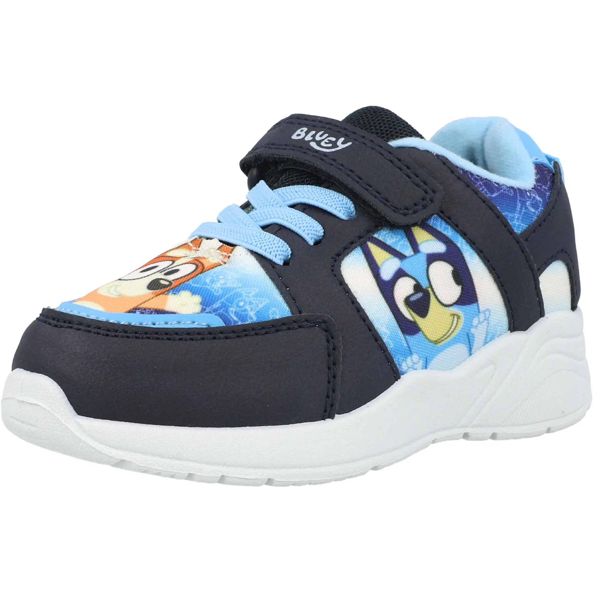 Bluey Harlow Kids Blue Navy Trainers