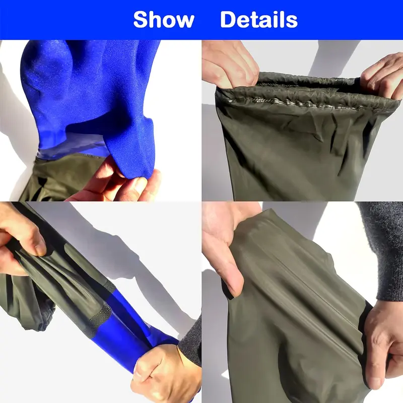 Long Pond Gloves,26.78" Long Waterproof Drain Cleaning Gloves,PVC Reusable Heavy Duty Long Rubber Gloves,Chemical Resistant Gloves,Full Arm Gloves for Gardening Aquarium Fishery Machinery ​Industry Cover 2