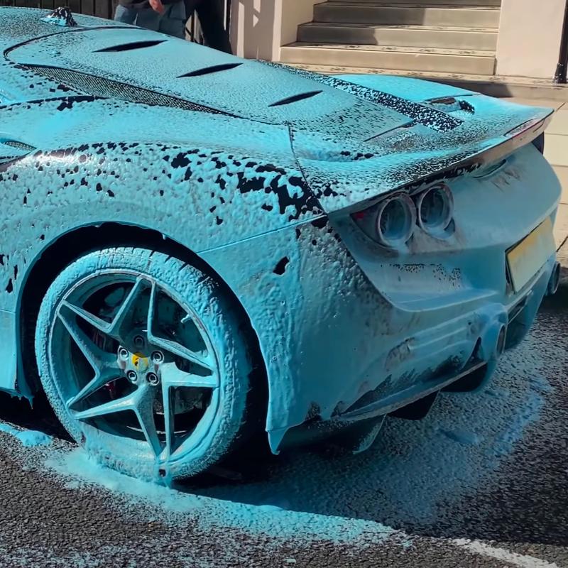 Tino Blue Snow Foam – Bright Blue Coloured Pre-Wash Foam for a Safe and Effective Dirt Removal 4